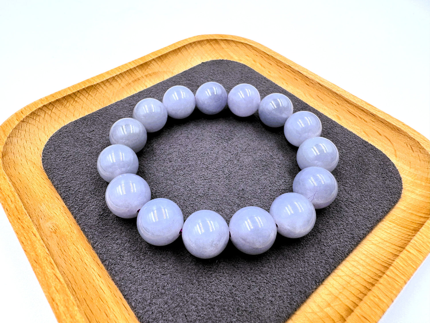 紫罗兰翡翠手串