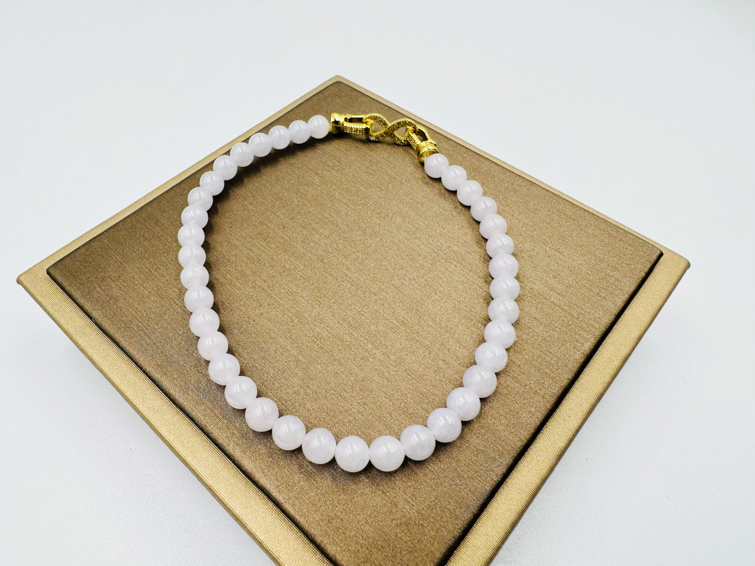 Icy Light Lavender Jade Jadeite Bracelet